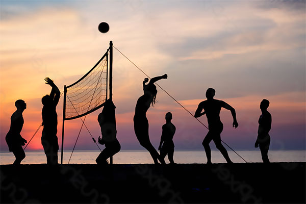 Sport in spiaggia Villaggio la bussola