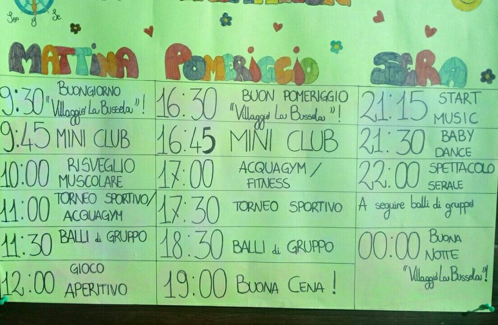 programma mini club